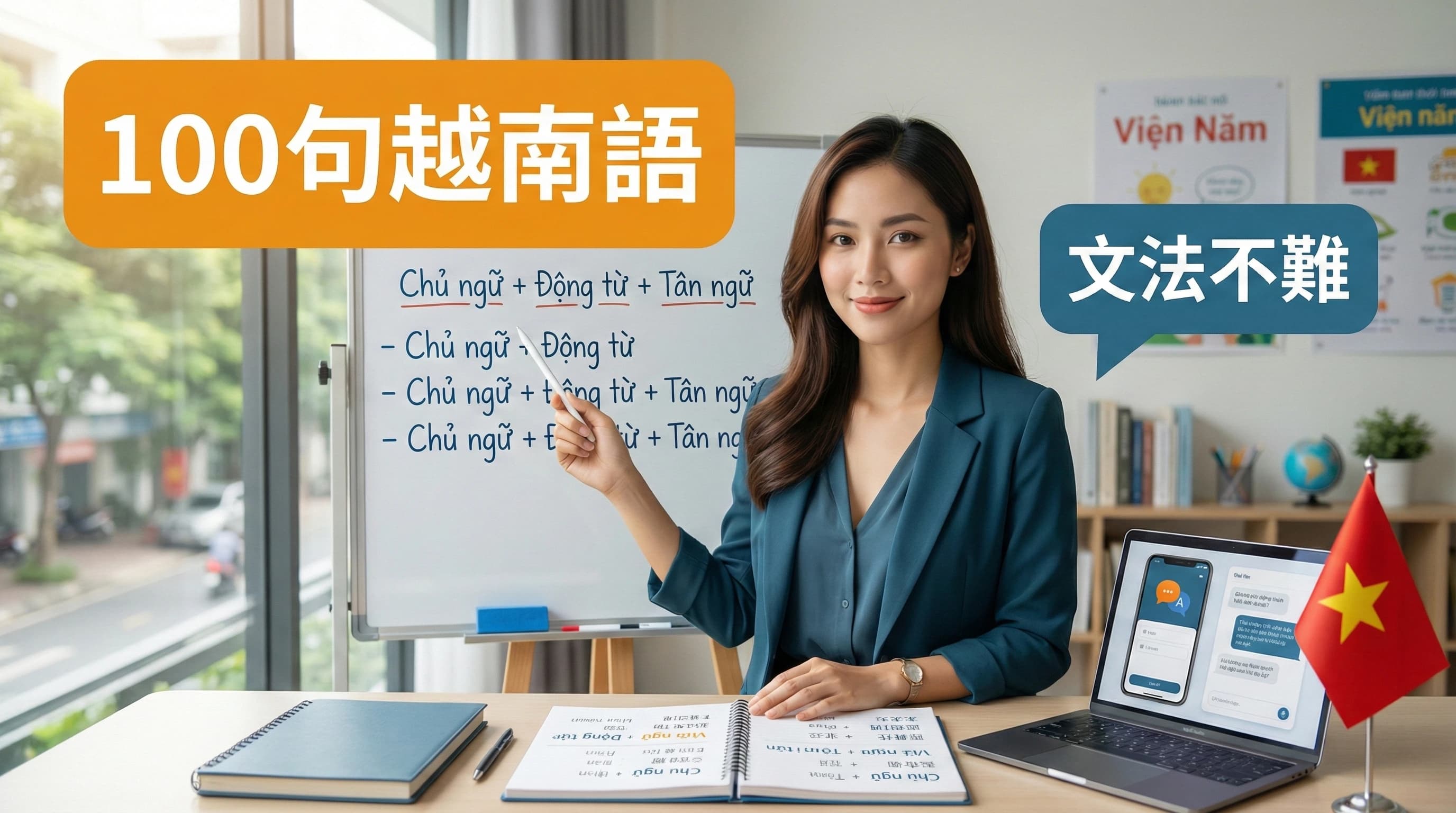 越南語文法：連接詞、因果、時間順序